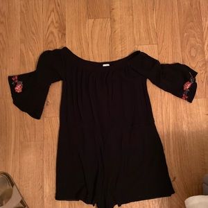 Off the shoulder romper
